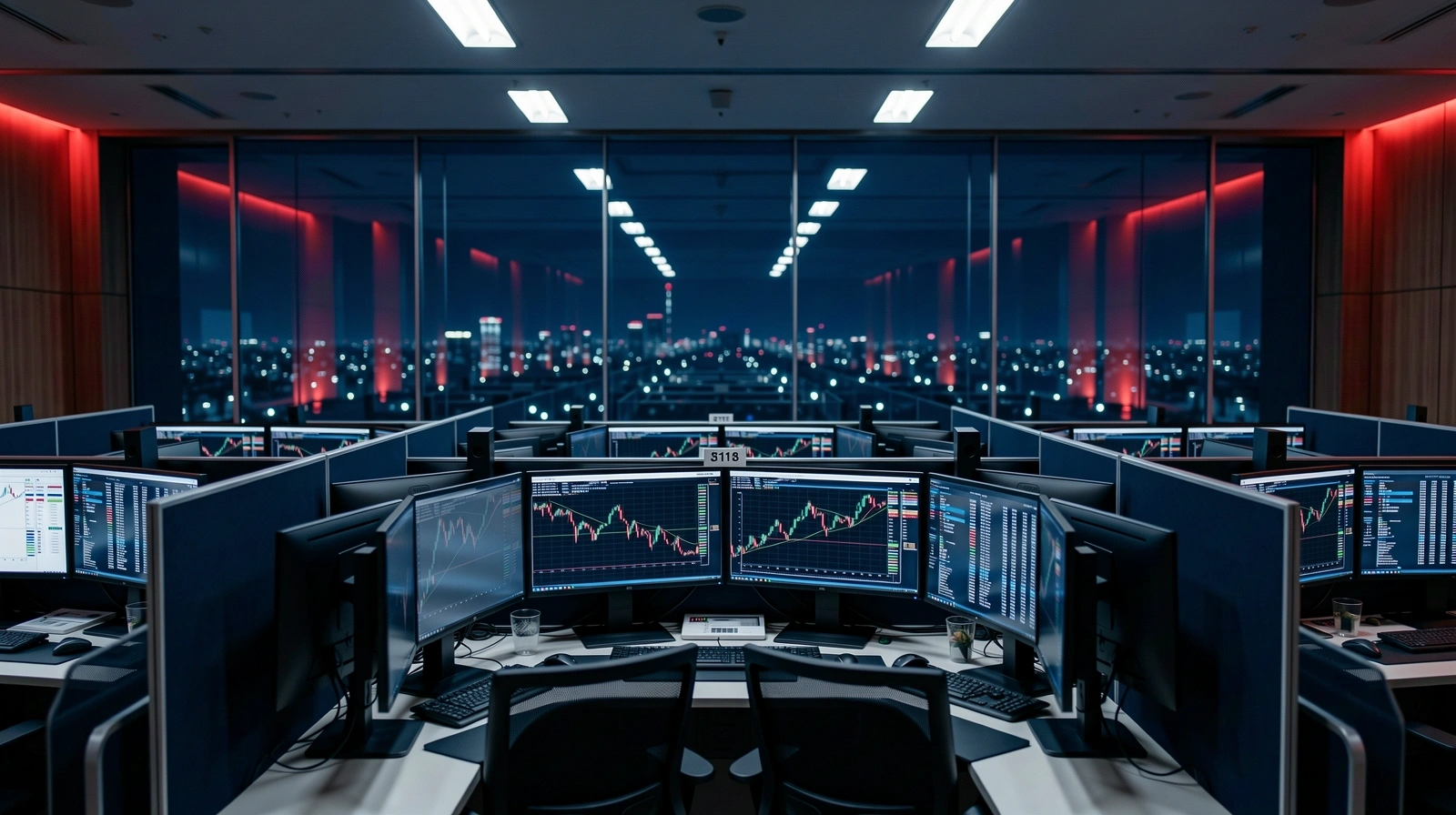 Professional trading environment in Osaka