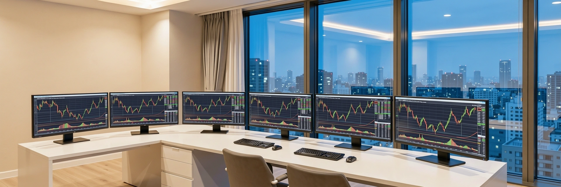 Professional trading environment in Osaka